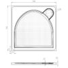 HIDDEN WASTE SQUARE SHOWER TRAY - Image 6