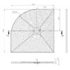 ALEK QUAD SHOWER TRAY - Image 3