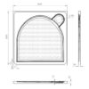 HIDDEN WASTE SQUARE SHOWER TRAY - Image 5