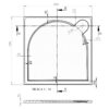 HIDDEN WASTE SQUARE SHOWER TRAY - Image 3