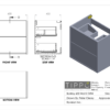 2 Drawer Wall Unit - Image 3